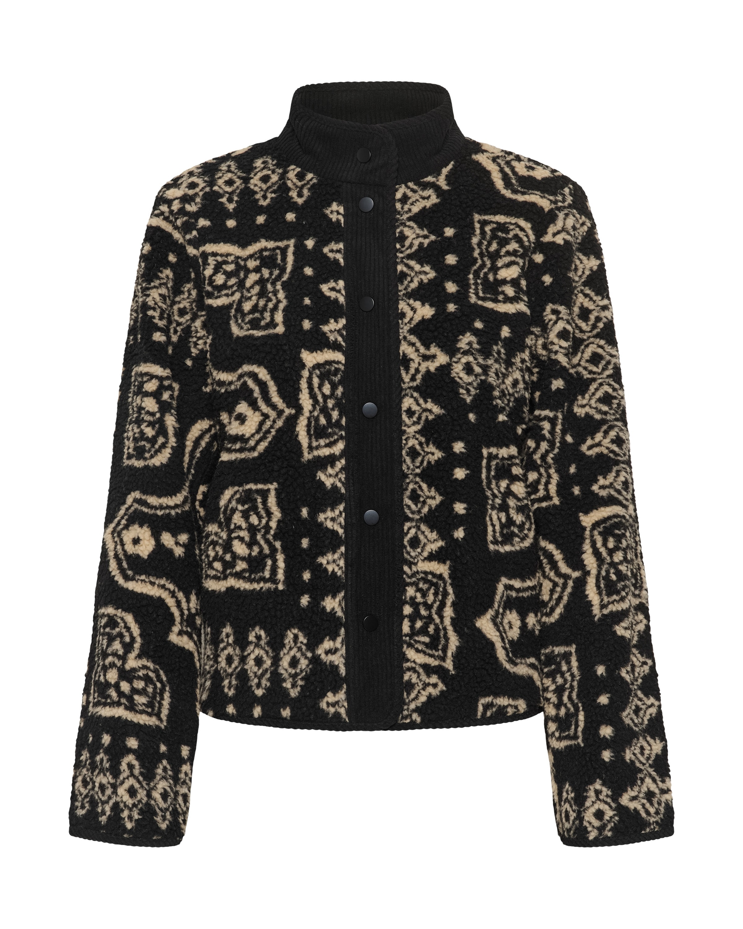 Kaffe - Chaqueta de entretiempo 'Susan' en negro: frente