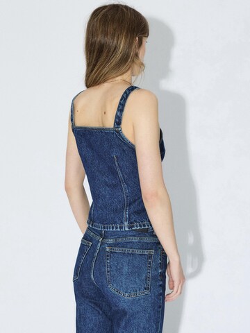 Dr. Denim Top 'Niamh' in Blue