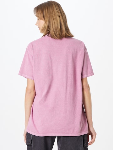 Nasty Gal Koszulka 'Give No Bucks' w kolorze fioletowy