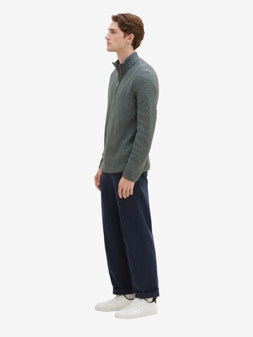 TOM TAILOR Sweater in Green