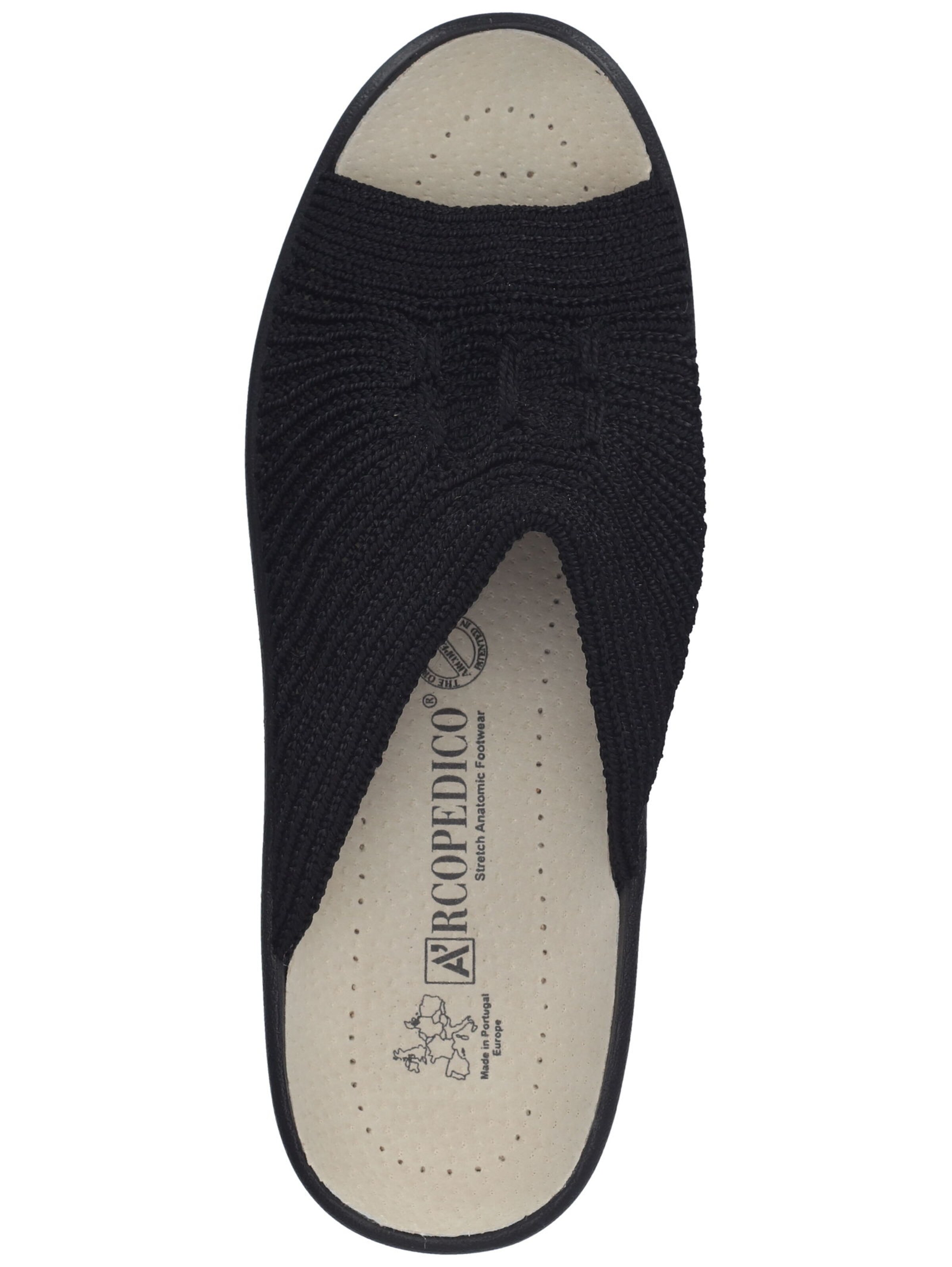 Arcopedico Hausschuh in Schwarz