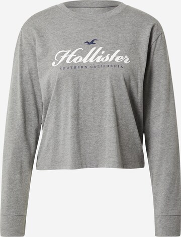 HOLLISTER T-shirt i grå: framsida