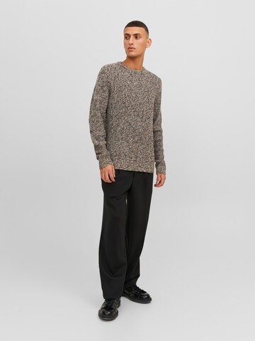 JACK & JONES Pullover in Braun