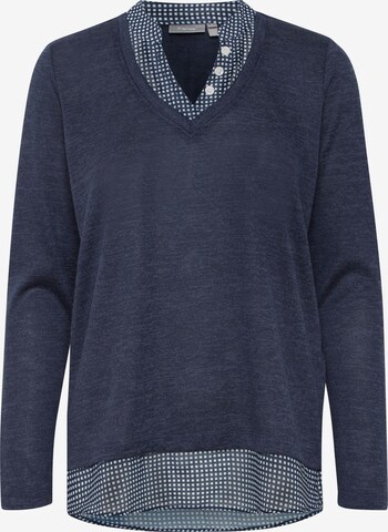 Fransa Sweater 'REXAN' in Blue: front