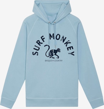 Surf Monkey - Sudadera en azul: frente