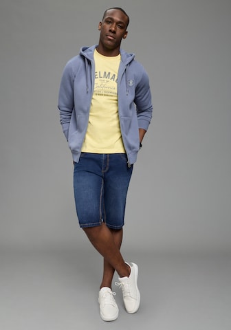 DELMAO Regular Jeans in Blue