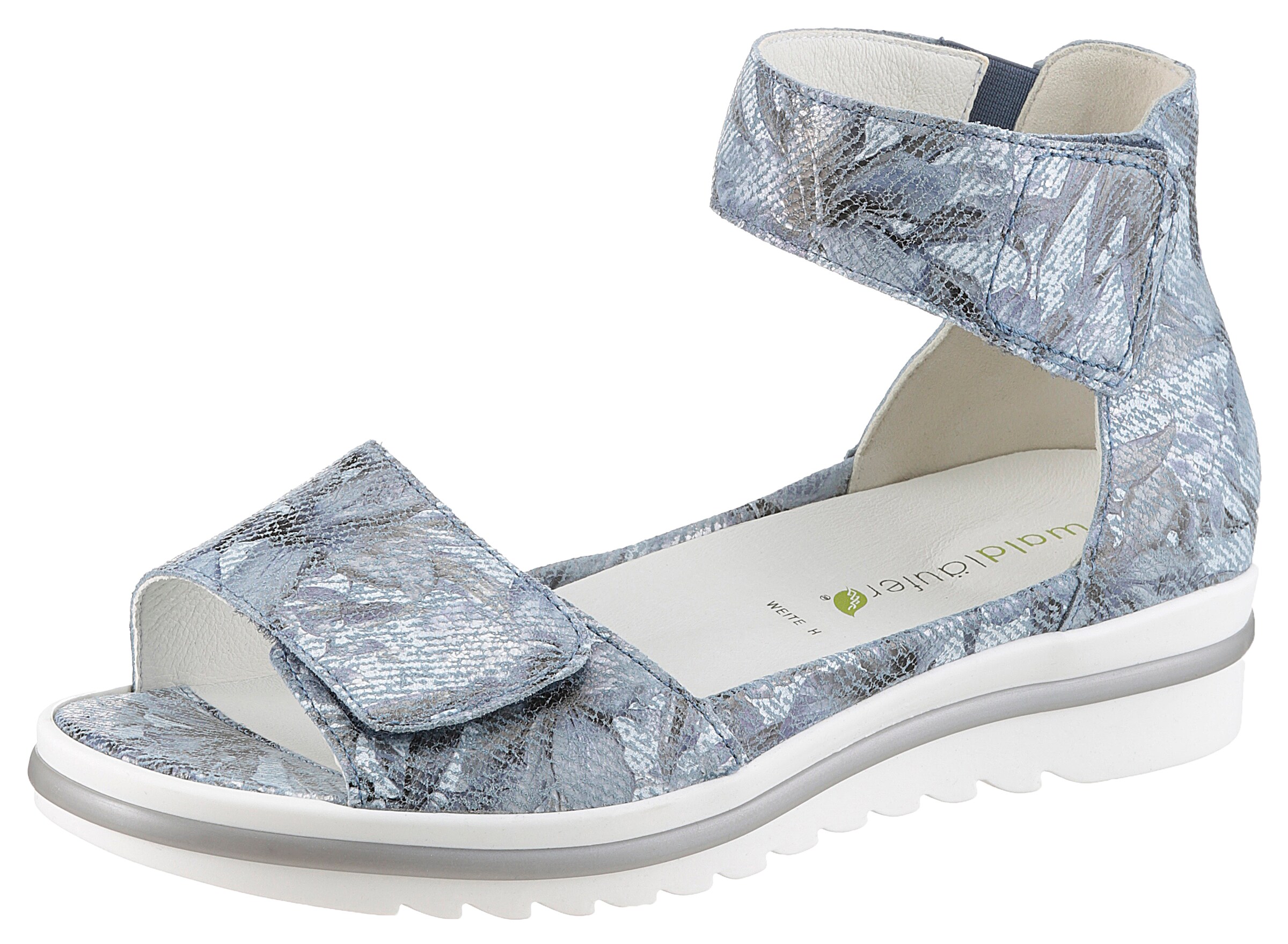 WALDLÄUFER Sandale in Blau: Vorderseite