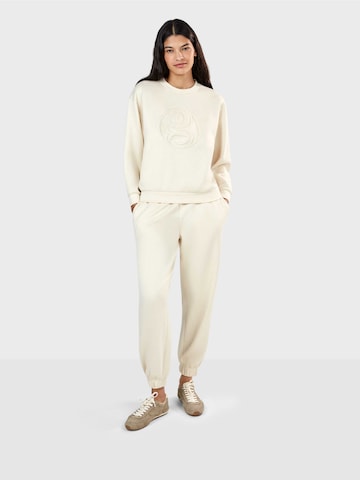Sweat-shirt Gisela en beige : devant