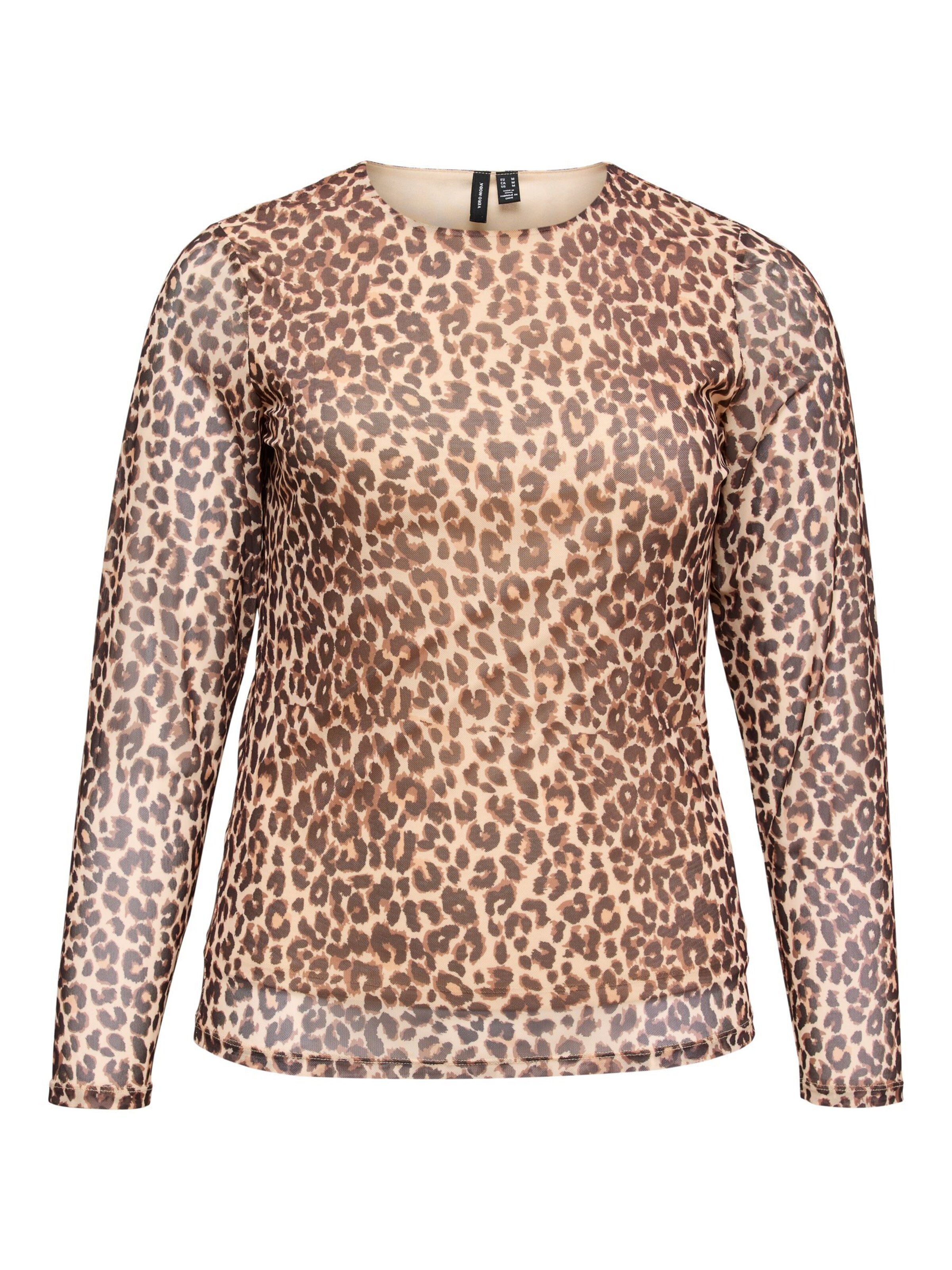 Vero Moda Curve Shirt 'VMHOLLY' in Beige: voorkant