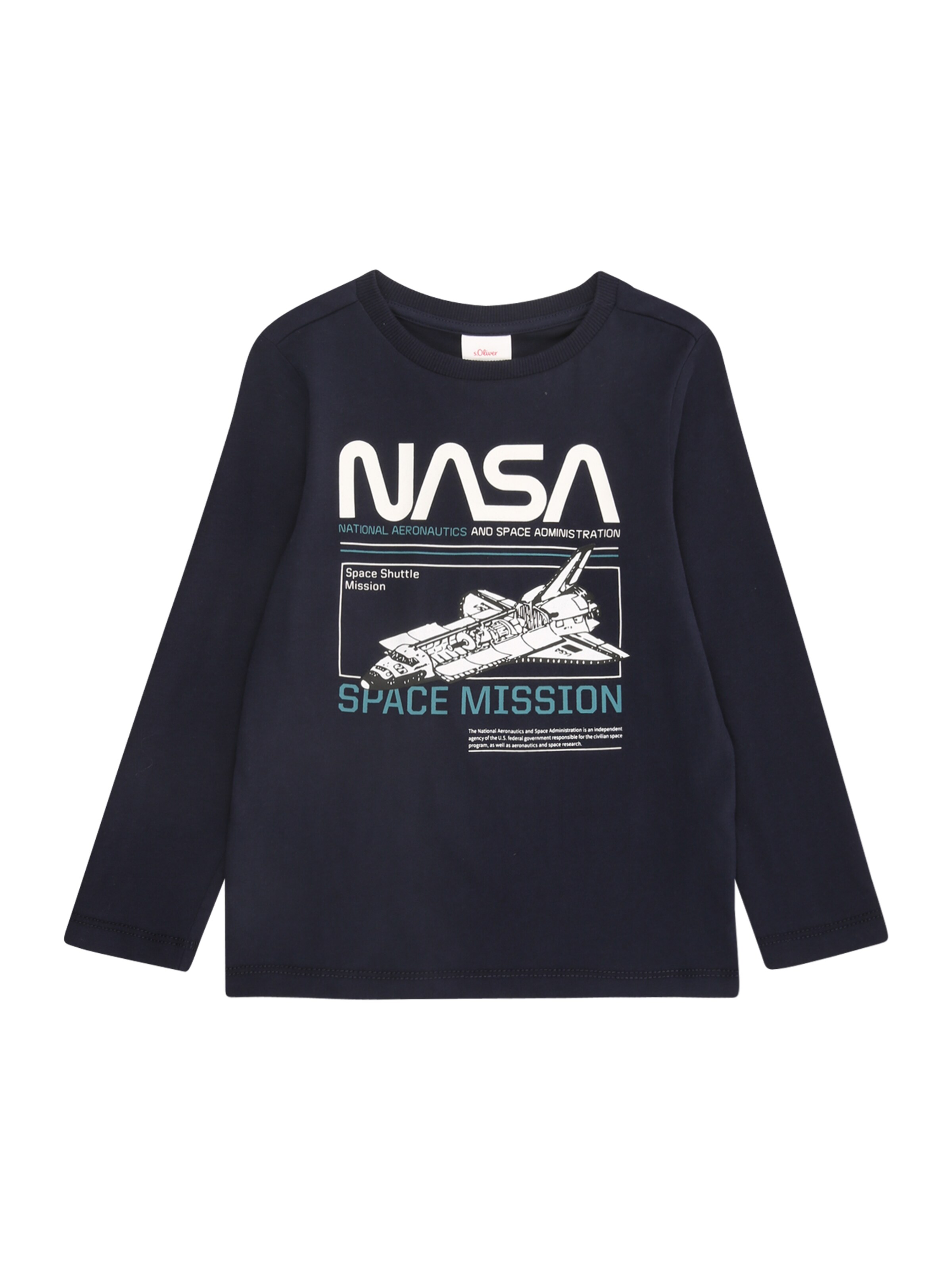 s.Oliver Shirt in Blauw: voorkant