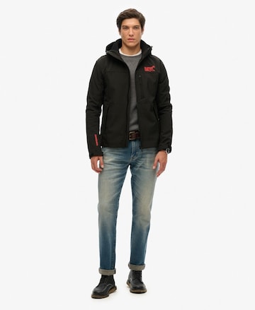 Veste mi-saison Superdry en noir : devant