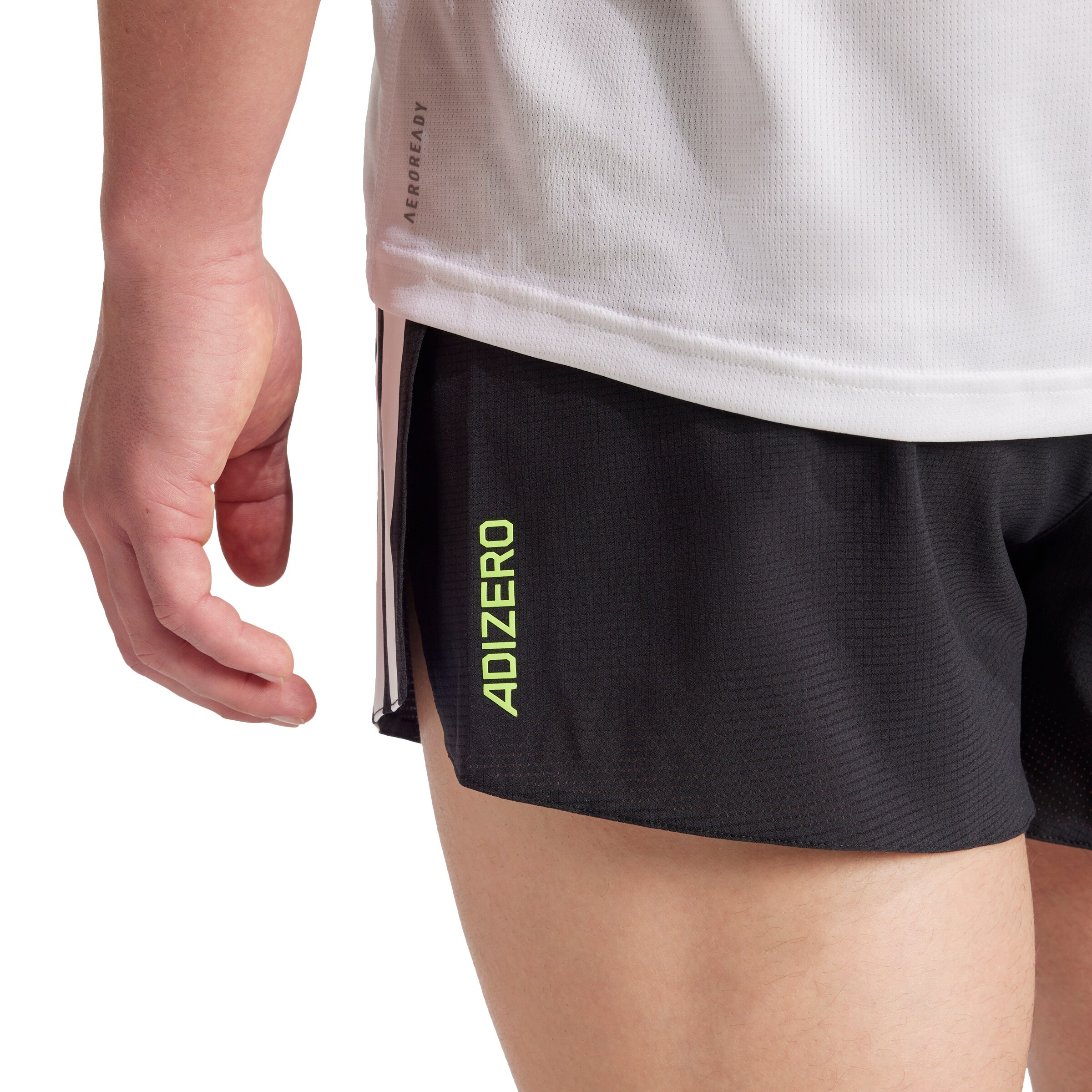 ADIDAS PERFORMANCE Slimfit Sportbroek 'Adizero' in Zwart