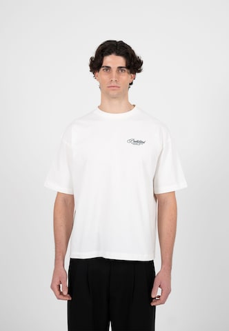 T-Shirt 'Oldtimer Race' Prohibited en beige