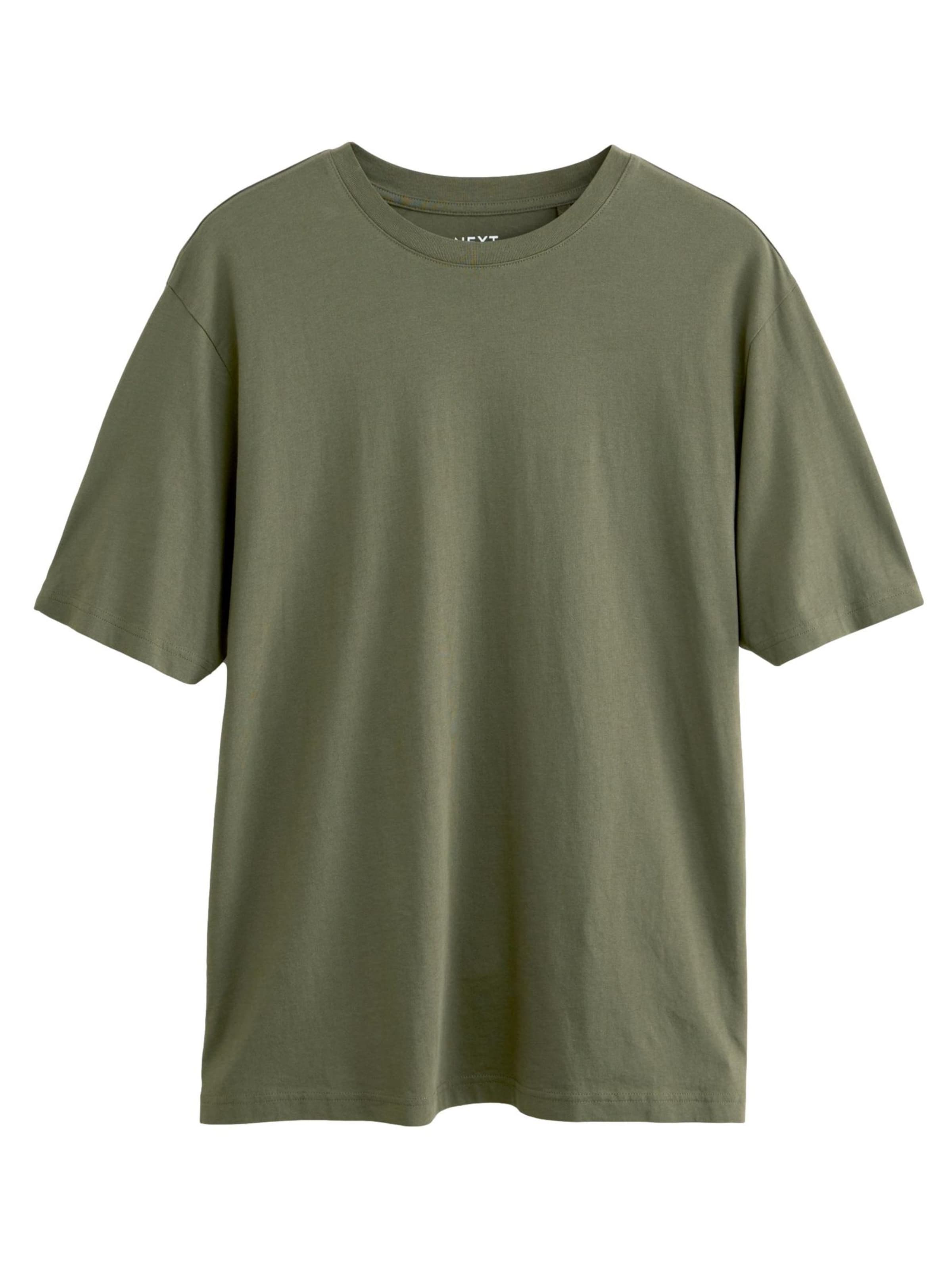 Next Shirt 'Essential' in Green: front
