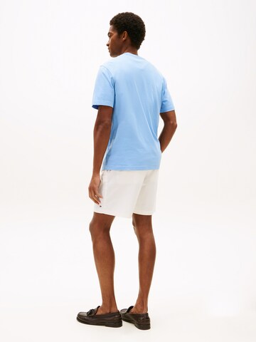 TOMMY HILFIGER - Camisa em azul: atrás