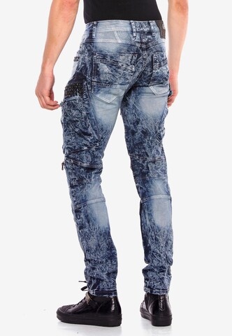 CIPO & BAXX Regular Cargojeans 'Sunburst' in Blauw