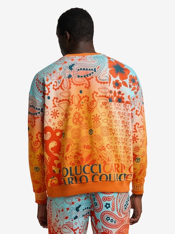 Sweat-shirt 'De Chirico' Carlo Colucci en orange