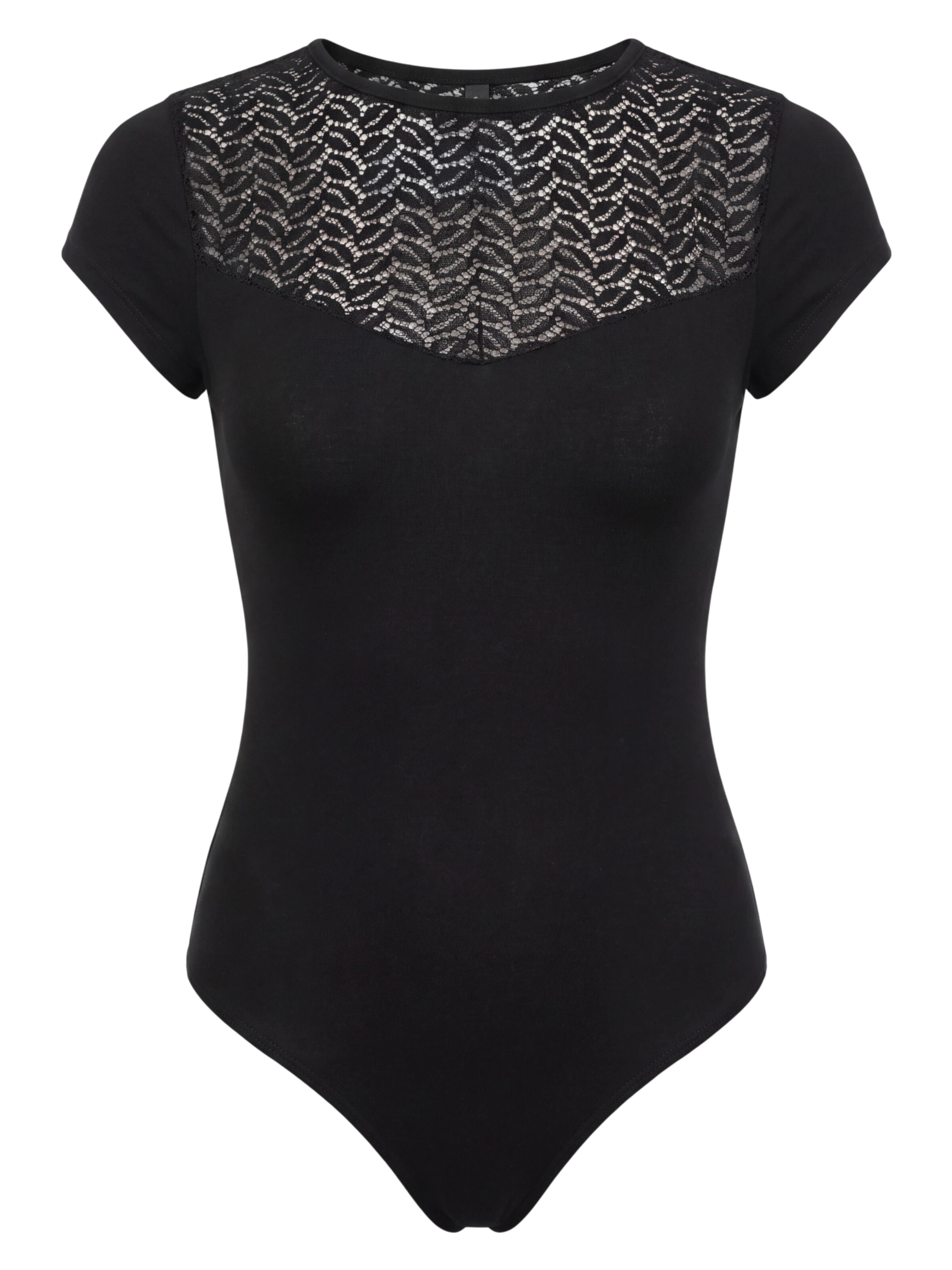 Tricou body 'Sari' de la ABOUT YOU pe negru: față