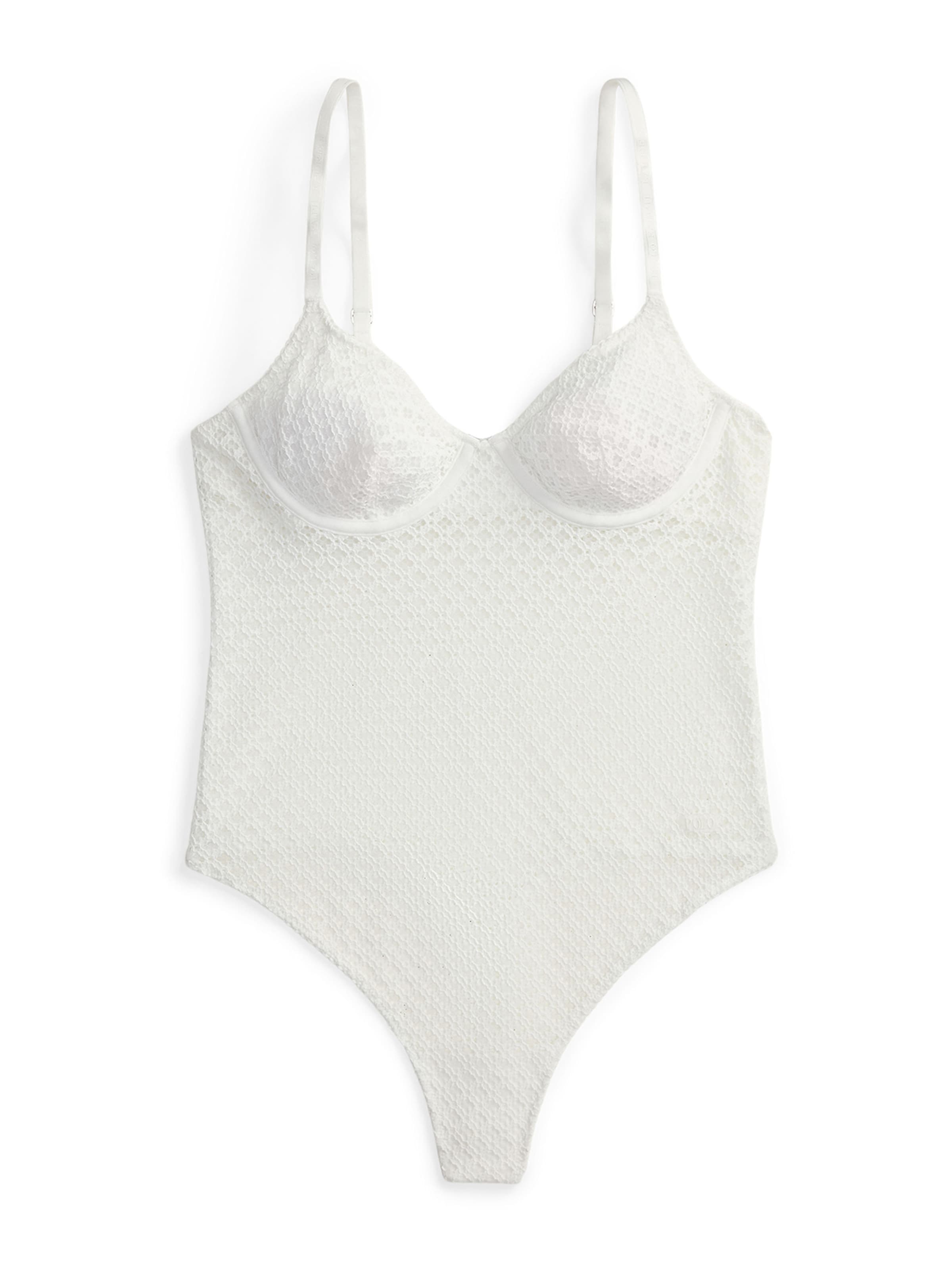 Polo Ralph Lauren Body ' Cotton Eyelet ' in Wit: voorkant