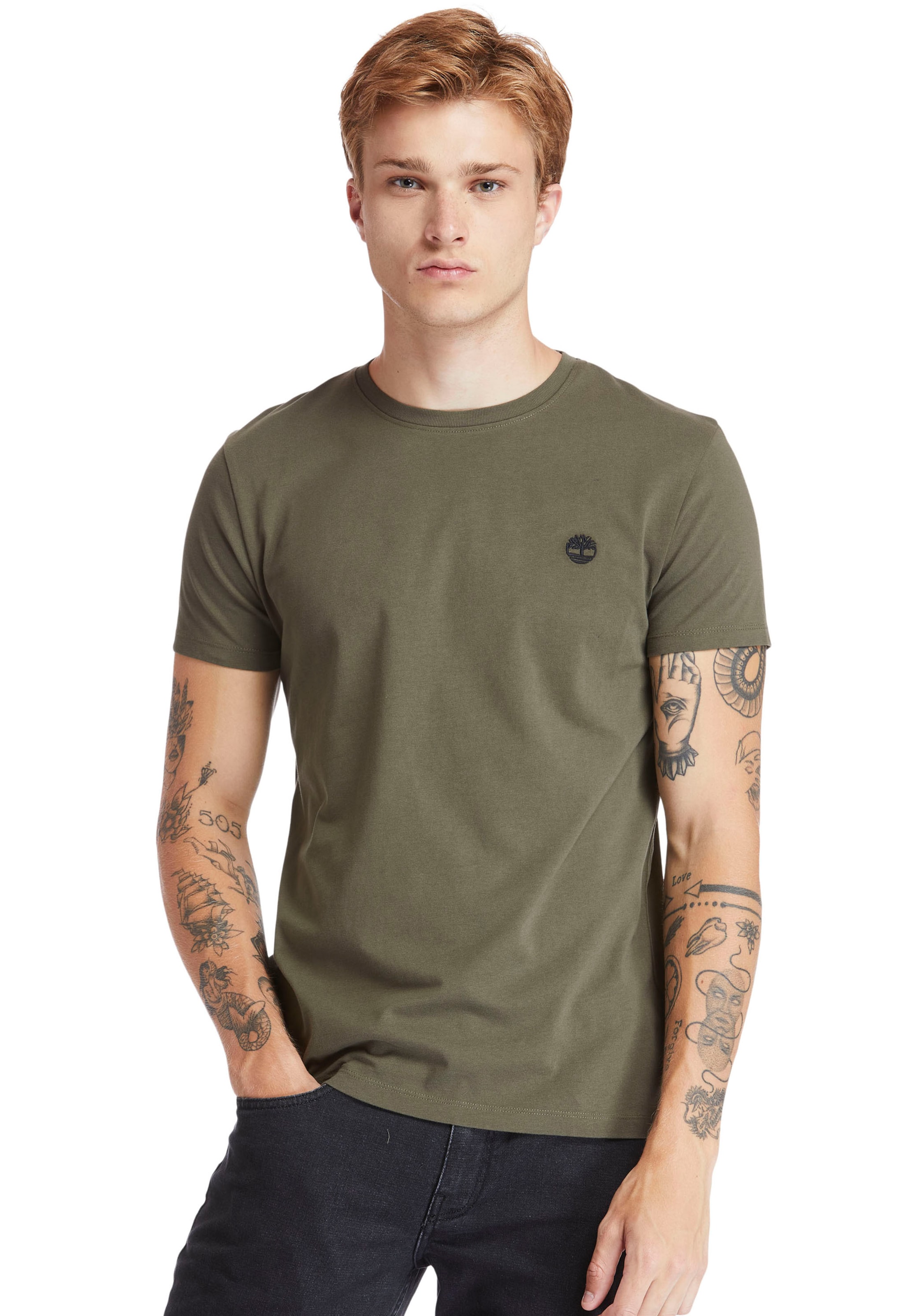 TIMBERLAND Shirt 'Dun-River' in Green: front
