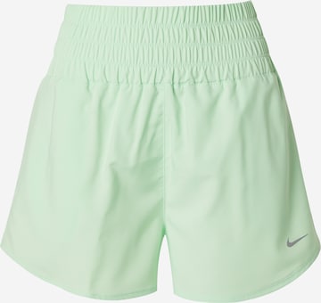 NIKE Športové nohavice 'ONE' - Zelená: predná strana
