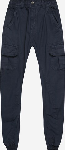 Urban Classics Tapered Trousers in Blue: front