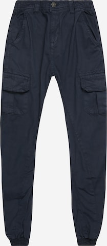 Urban Classics Tapered Trousers in Blue: front