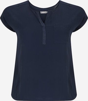 Fransa Blouse 'Zawov' in Blue: front