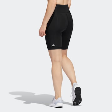 ADIDAS PERFORMANCE Skinny Športne hlače 'Optime Bike' | črna barva