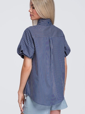 Ombre Blouse in Blue
