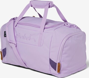 Satch Travel Bag in Purple: front