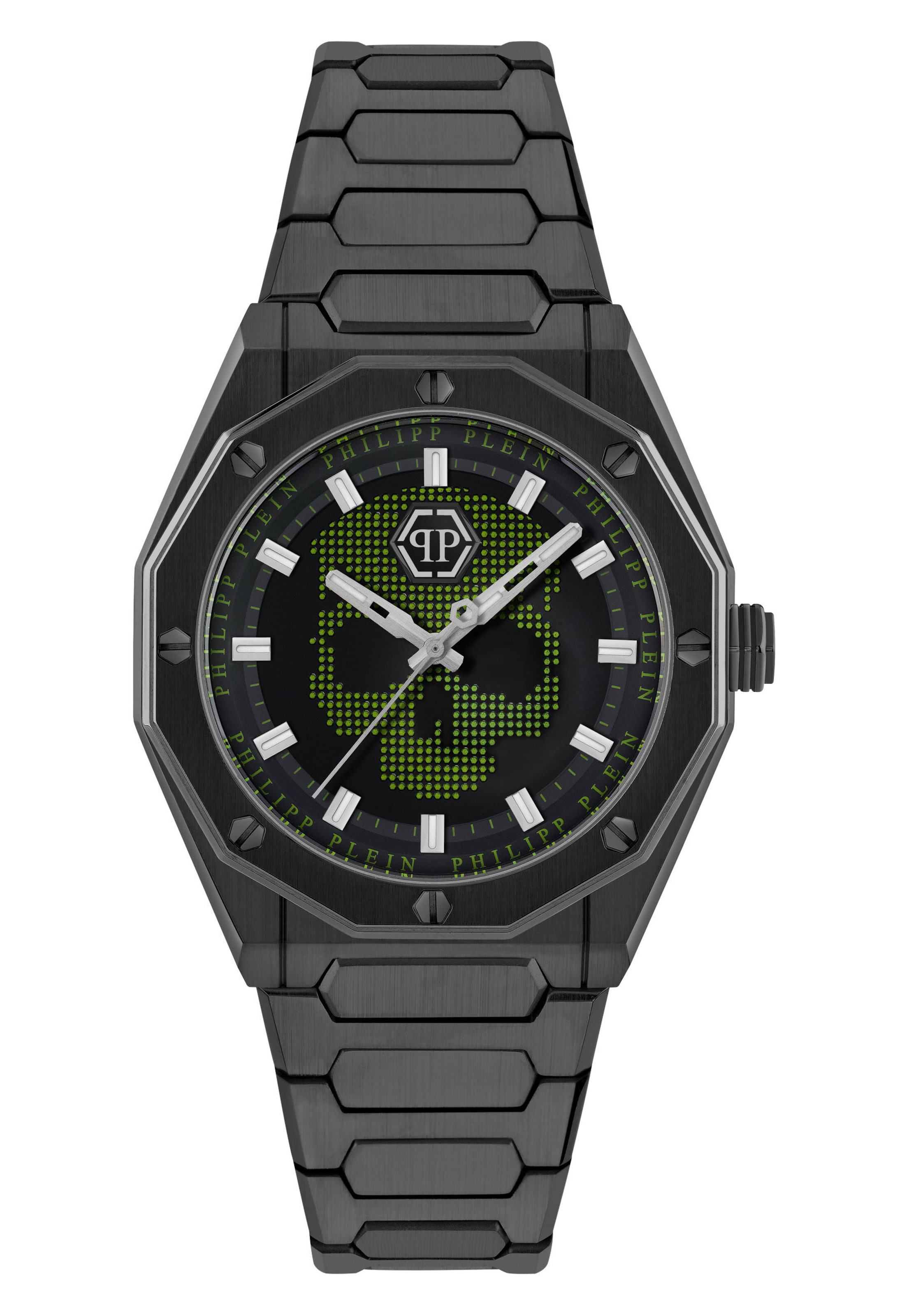Philipp Plein Watches Analoguhr ' PLEIN DELUXE ' in Schwarz: Vorderseite