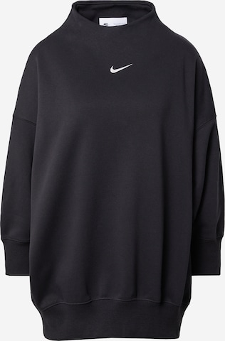 Sweat-shirt Nike Sportswear en noir : devant