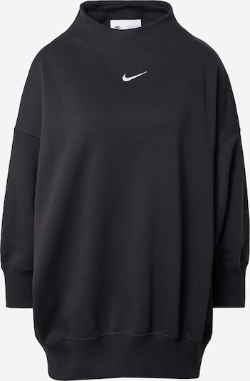 Megztinis be užsegimo iš Nike Sportswear, spalva – juoda / balta, Prekių apžvalga