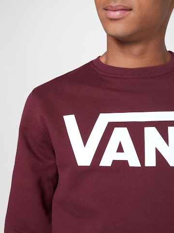 VANS Sweatshirt in Red