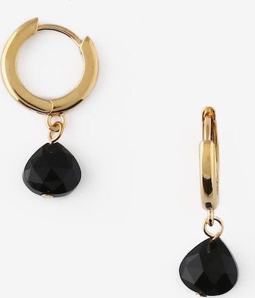 Orelia Earrings in Gold: front