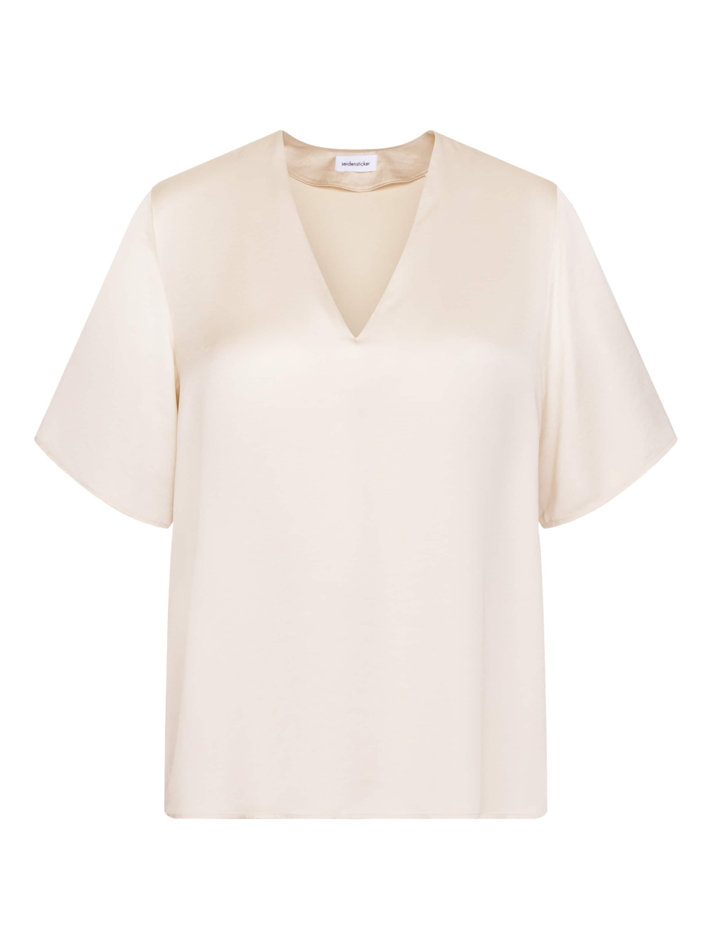 SEIDENSTICKER Blouse in Wit: voorkant
