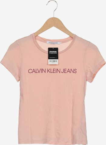 Calvin Klein Jeans T-Shirt S in Pink: predná strana