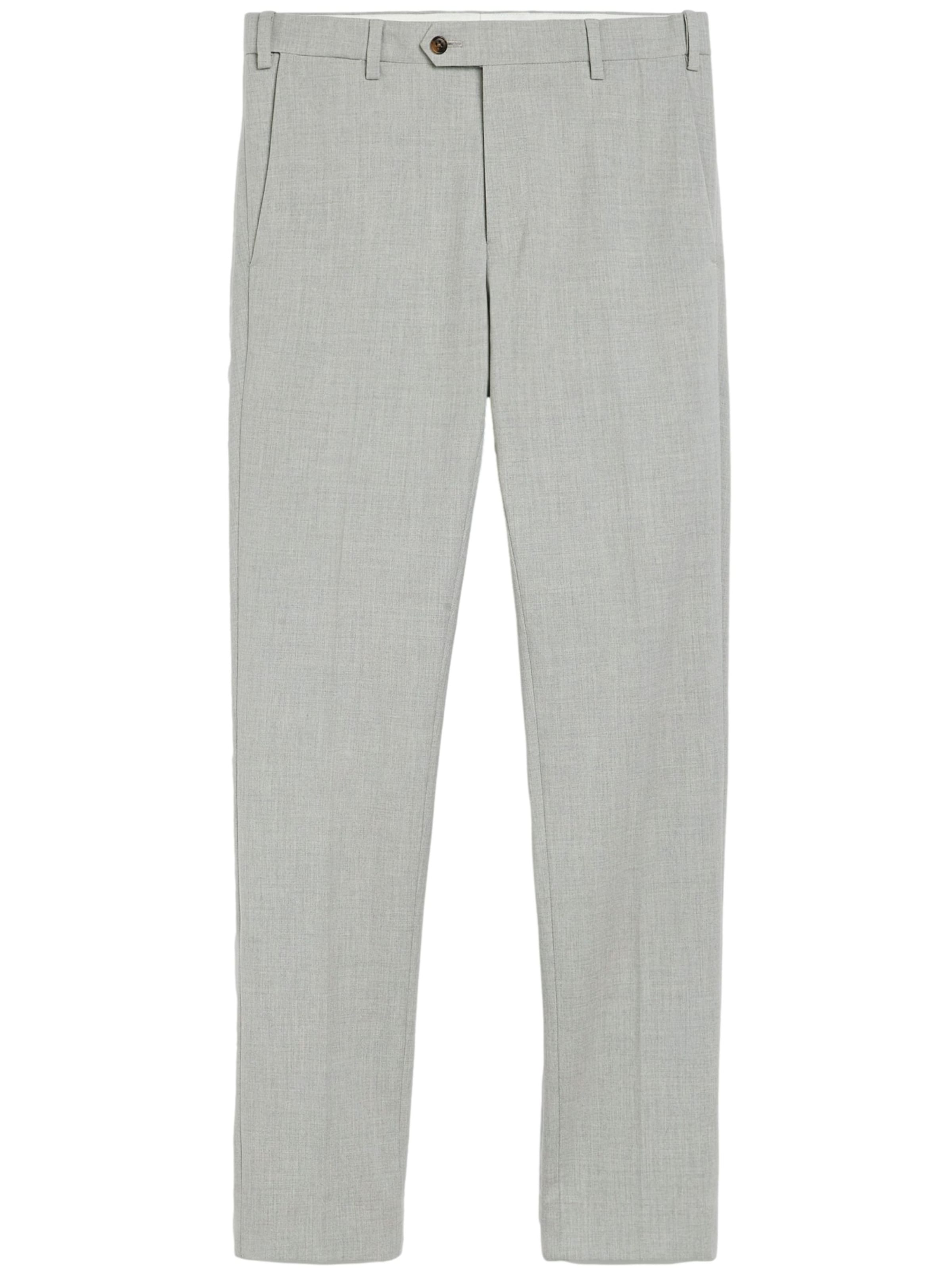 Next Calças com vincos 'Motion Flex' em cinzento claro, Vista do artigo