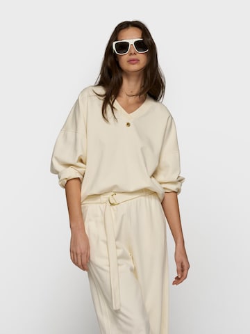 10Days Trui in Beige: voorkant
