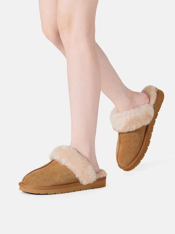 Everau Papuče 'Raven' - Hnedá