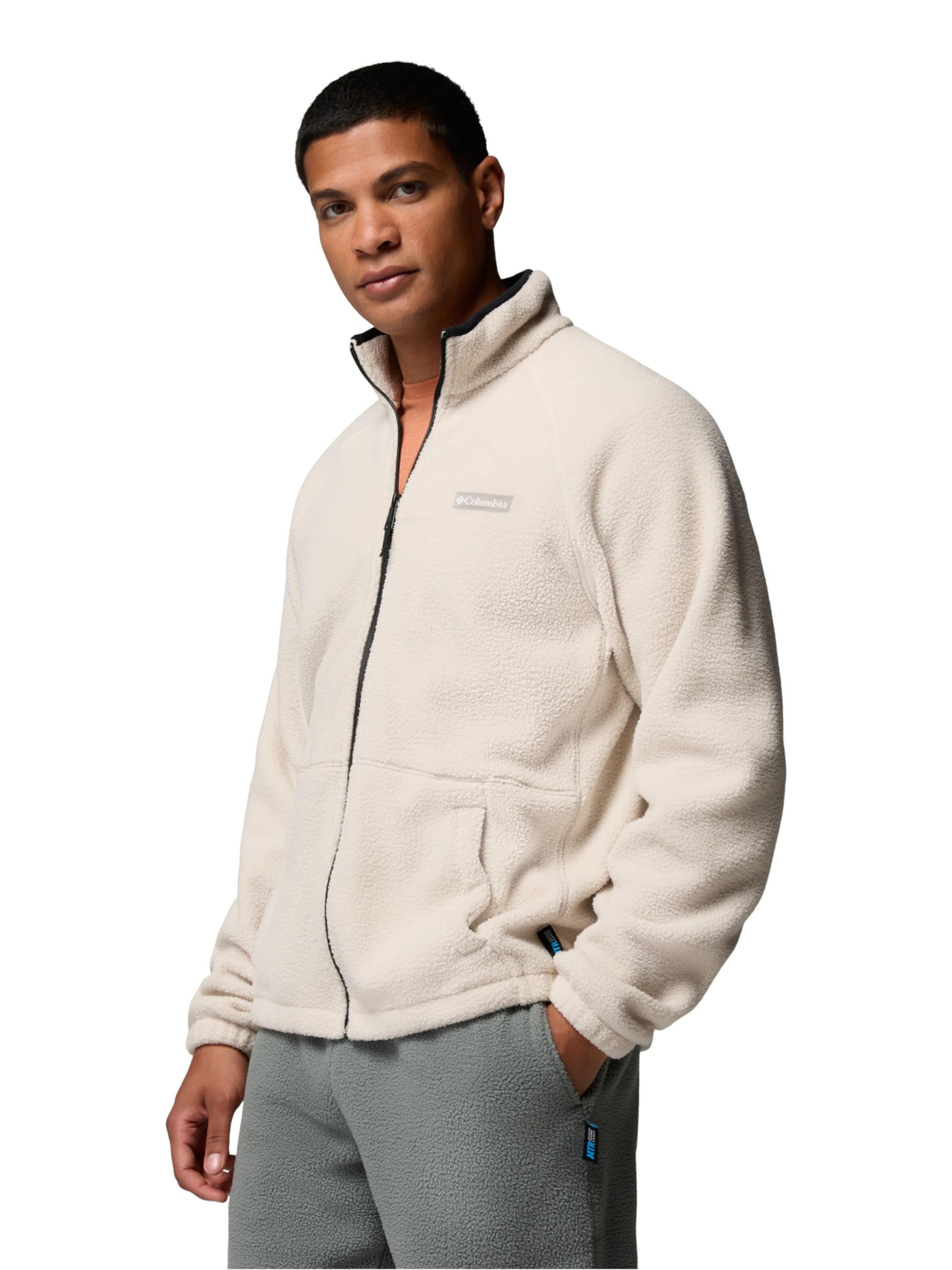 COLUMBIA Fleece jas 'Columbia Timber Crest Full Zip Fleece' in Beige
