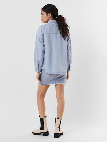 VERO MODA Bluse 'Paloma' i blå