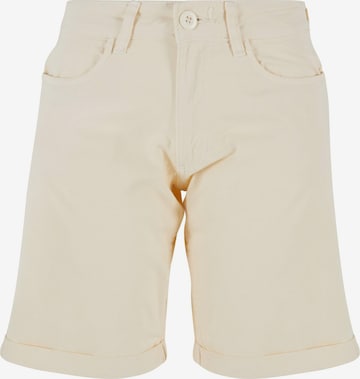Pantalon Urban Classics en beige : devant