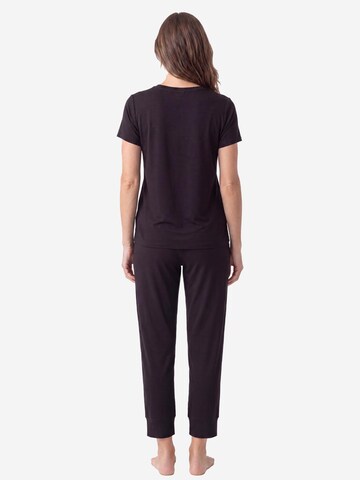SCHIESSER Pyjama 'Mix & Relax' in Zwart