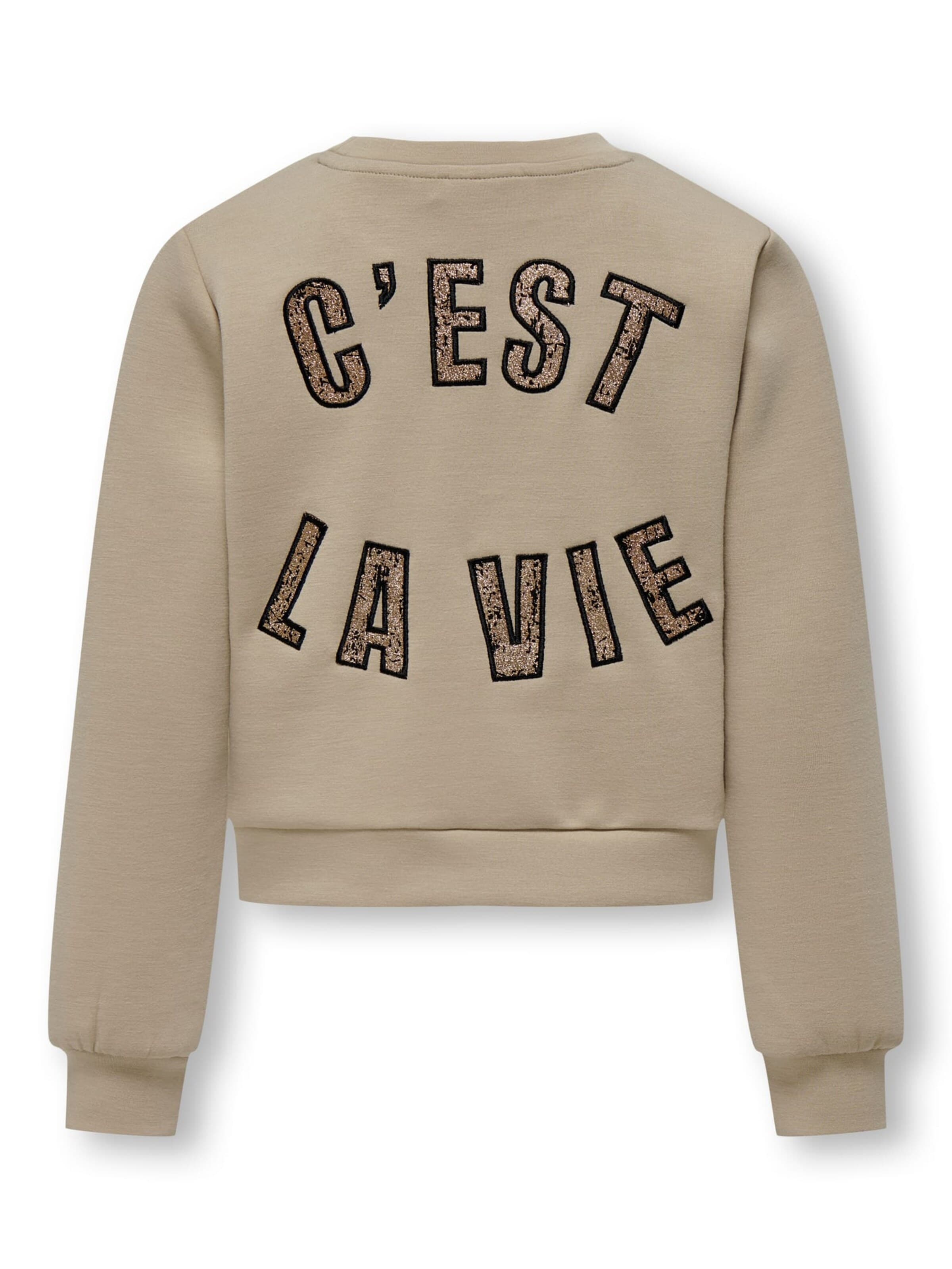 ONLY Sweatshirt 'Mayra' in Beige