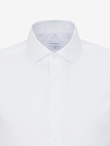 SEIDENSTICKER Slim fit Business Shirt in White