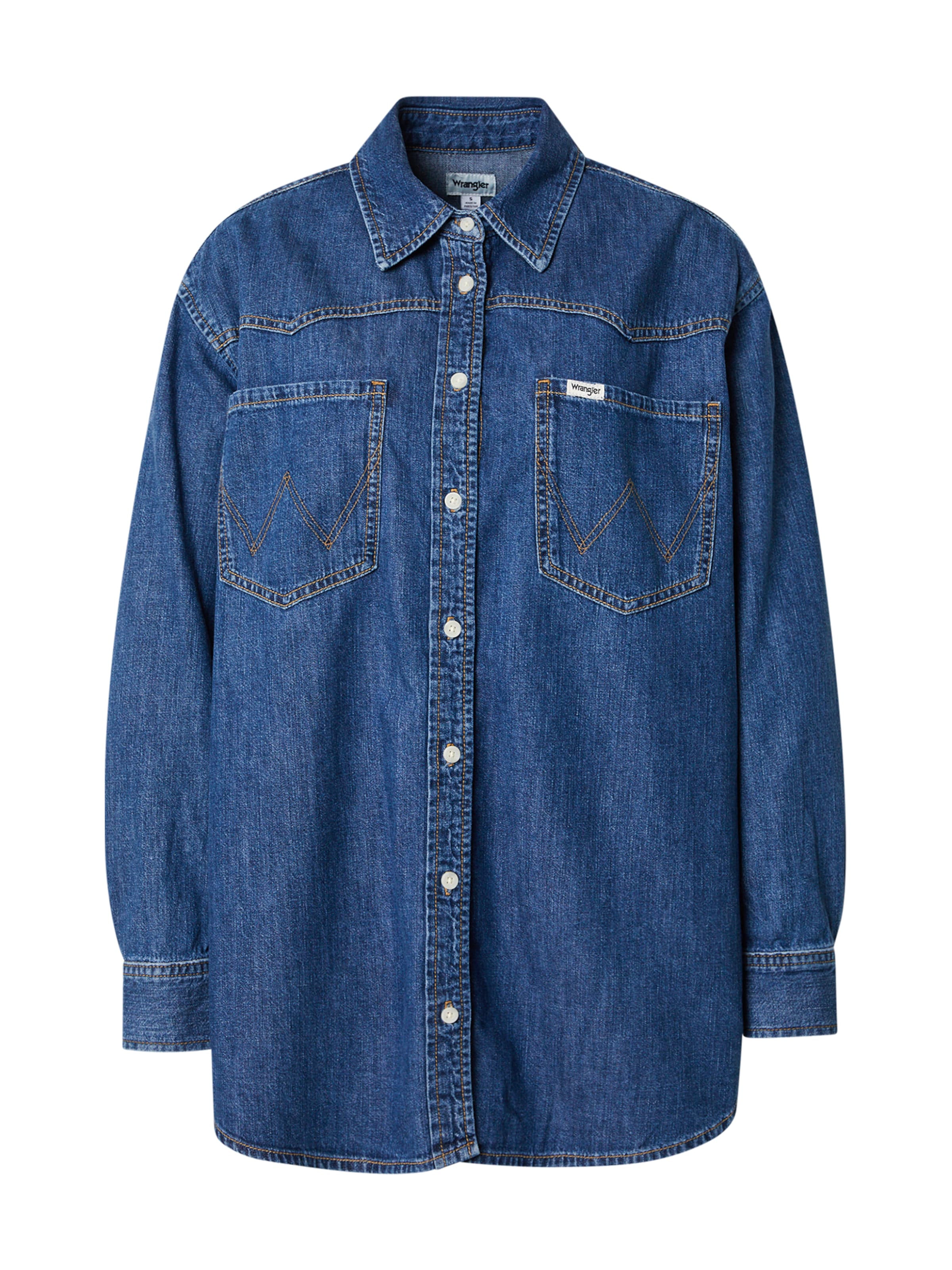 WRANGLER Блузка в Синий: спереди
