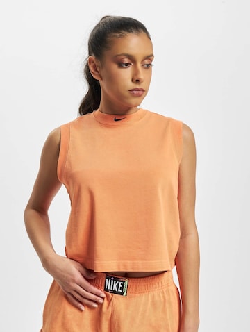 Nike Sportswear Top in Orange: front