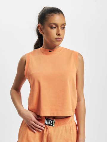 Nike Sportswear Top | oranžna barva: sprednja stran